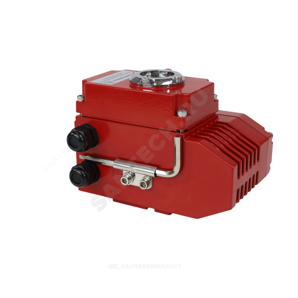Электропривод четвертьоборотный QB-3-070 F05/F07 14х14/11х11 квадрат 220В IP67 для 3-ходорого крана Benarmo