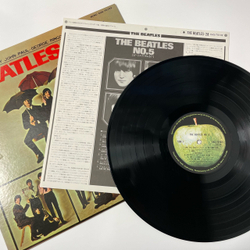 Винтажная виниловая пластинка LP The Beatles, Beatles No. 5 (Япония 1976) (Без Оби)