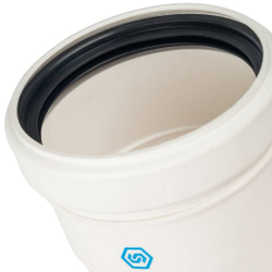 Элемент дымохода конденсац. угол 87° с инспекцией Ø80 м/п PP-FE