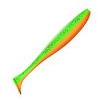 Приманка ZUB-IZI 125мм(4,8")-5шт, (цвет 022) зеленый верх -оранжевый низ