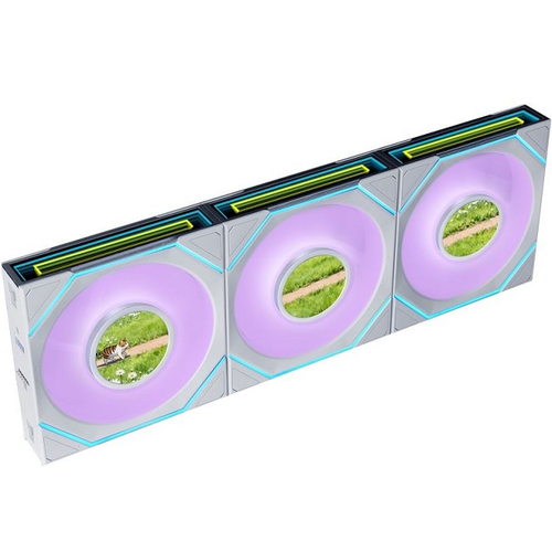 Комплект вентиляторов для корпуса Lian Li UNI FAN SL INF LCD FLEX 120 ARGB, белый (12SLIND1F3W), (G9F.12SLIND1F3W.R0)