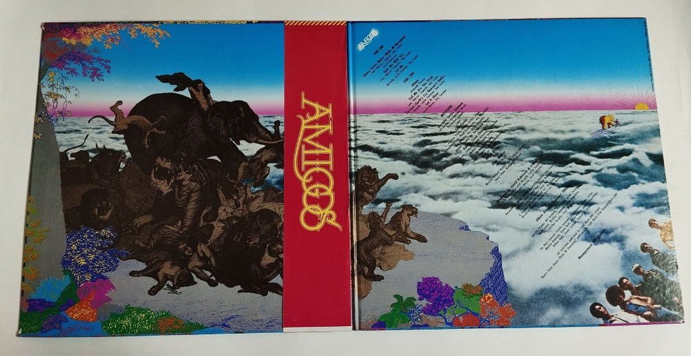 Винтажная виниловая пластинка LP Santana Amigos (Japan 1976) (Obi)