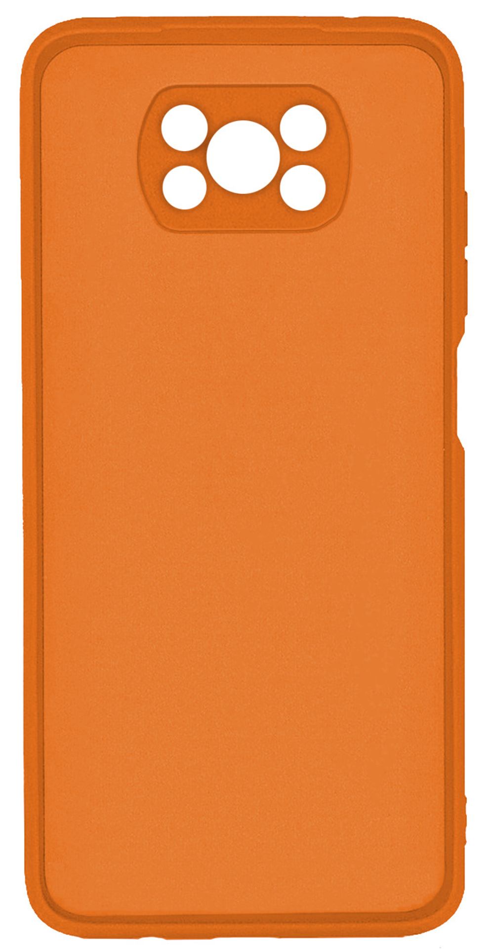 Мягкий Soft Touch чехол из силикона для XIAOMI POCO X3 / X3 PRO / X3 NFC с бархатной подкладкой