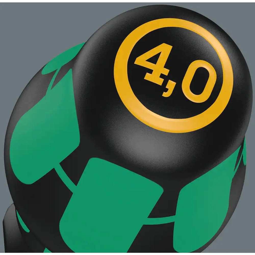 Шлицевая отвертка Kraftform Plus SL 4х90 мм WERA 05007671001