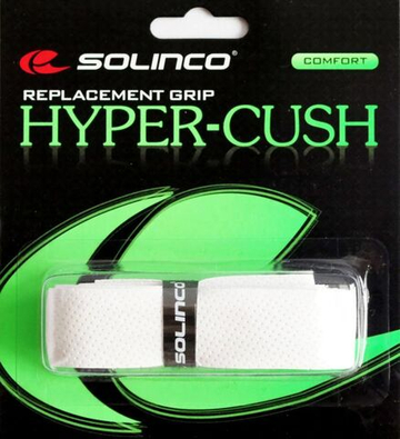 Намотки теннисные базовая Solinco Hyper-Cush Replacement Grip 1P - white