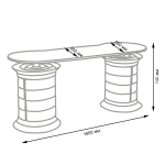 Маникюрный стол GiroCo Grande Plus