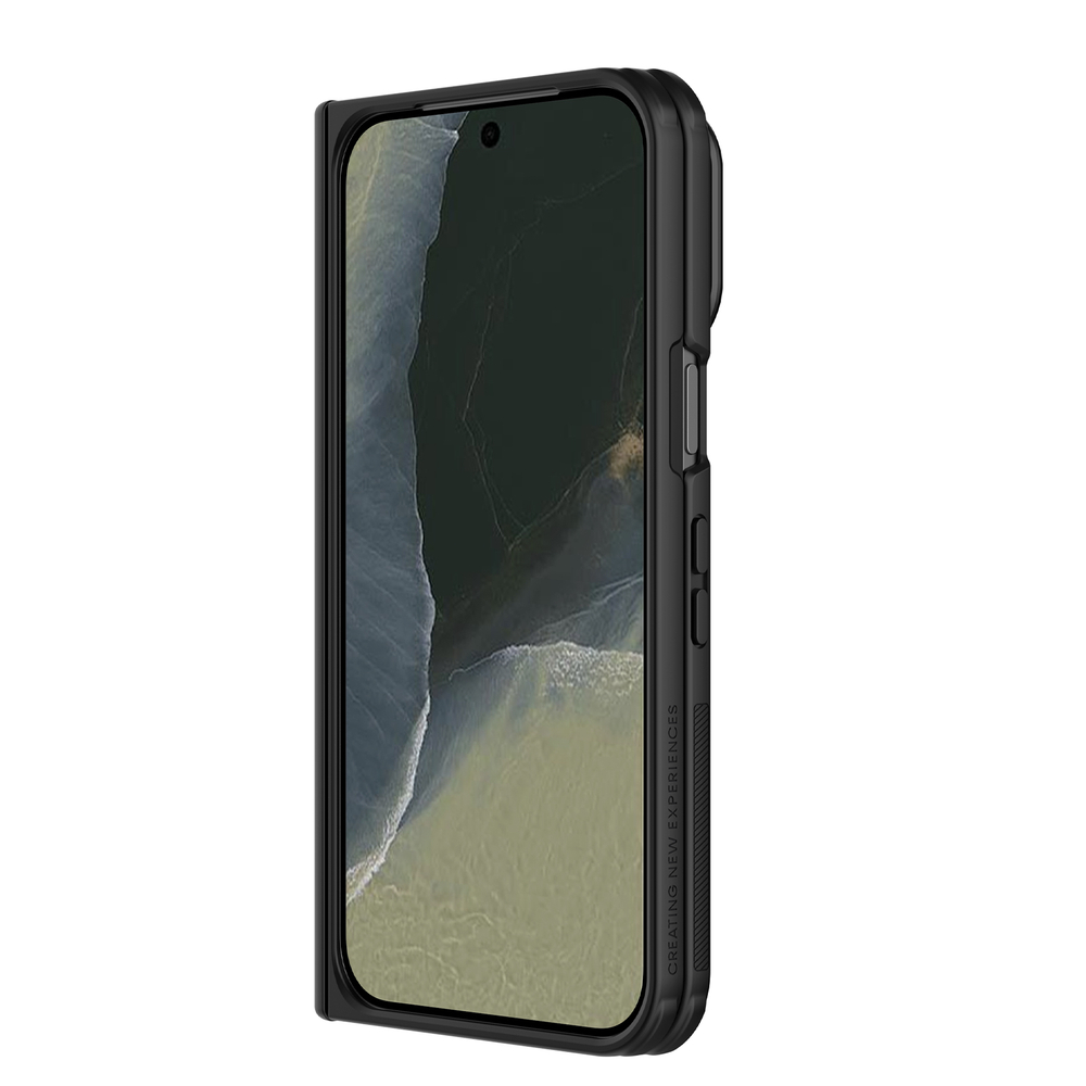 Чехол с MagSafe на смартфона Google Pixel 11 Pro Fold, серия Super Frosted Shield Prop Magnetic (версия с прозрачной откидной крышкой объектива) от Nillkin