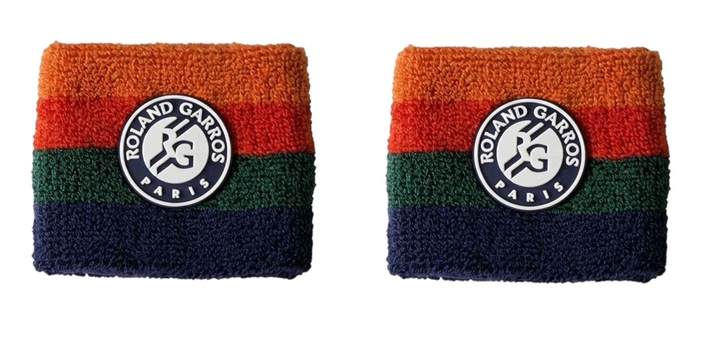 Теннисные напульсники Roland Garros Color Line Duo 2P - multicolor