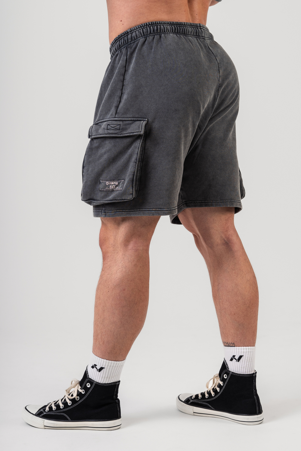 Шорты Washed Loose Fit Cargo Shorts LEGACY 787 Серые