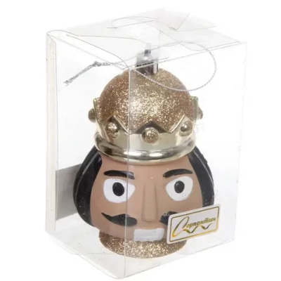 Елочная игрушка «Новогодний солдат» 7,5*7*11 см, золото