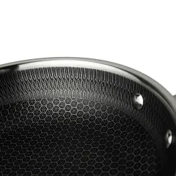 Сковорода 26/19,5 см, h4,5 см New Kitchen Honeycombs нерж. с антиприг. покр. ИНДУКЦИЯ P.L.