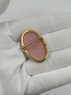Брошь Wedgwood розовая
