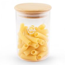 TimA Банка для сыпучих продуктов с деревянной крышкой 800 мл