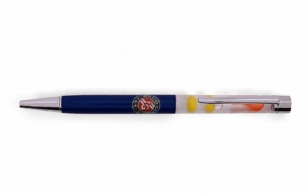 Ручка сувенир Roland Garros Floating Tennis Balls Pen — тёмно-синий