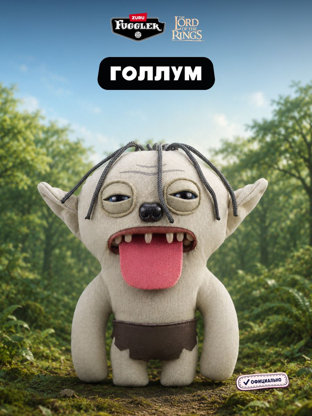 Мягкая игрушка Fuggler x Lord of the Rings Голлум