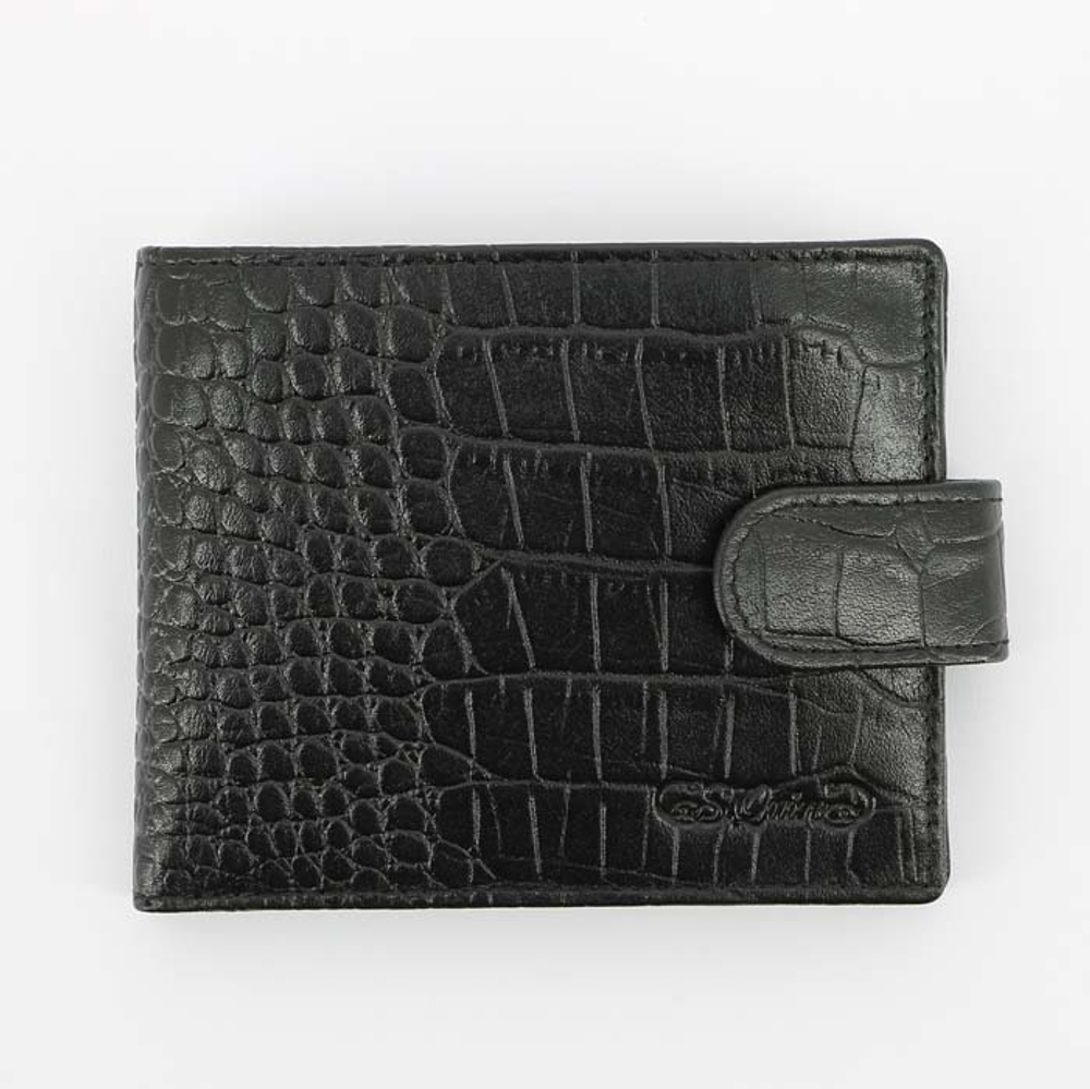 Портмоне S.Quire 6500-BK CROCO черный