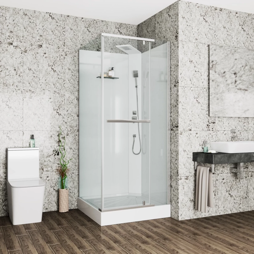 Душевая кабина Ceruttispa (ЧеруттиСпа) MiMi90T, с низким поддоном, 90x90x225
