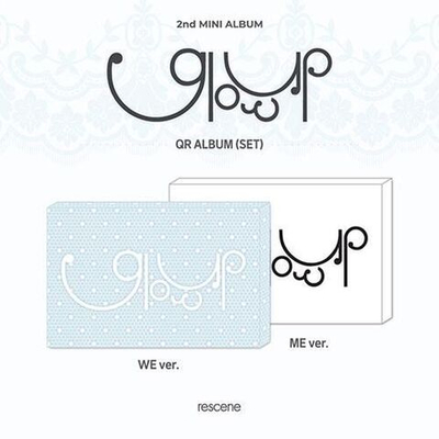 Альбом RESCENE - GLOW UP 2nd Mini Album QR 2 Version SET