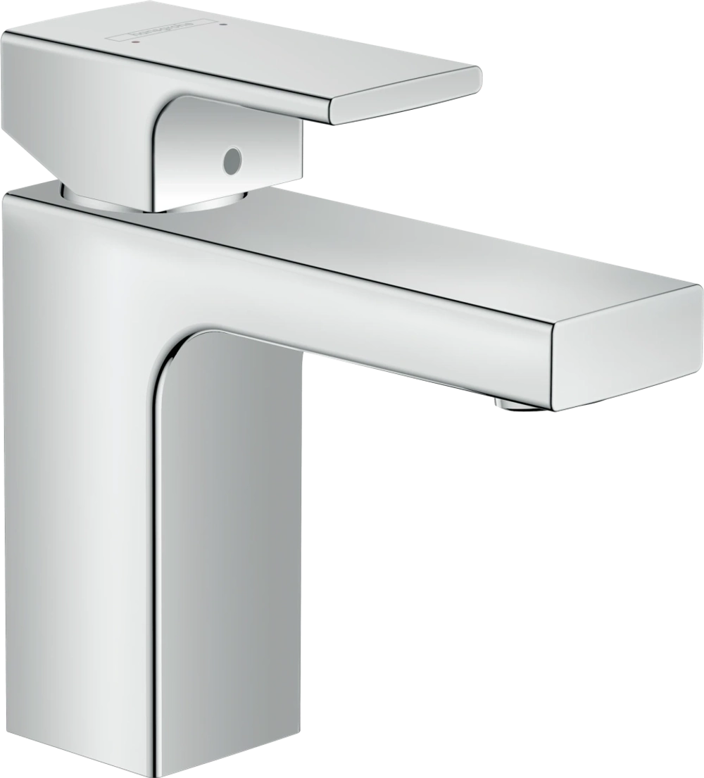 Смеситель для раковин Vernis Shape 100 Hansgrohe со сливным гарнитуром, хром