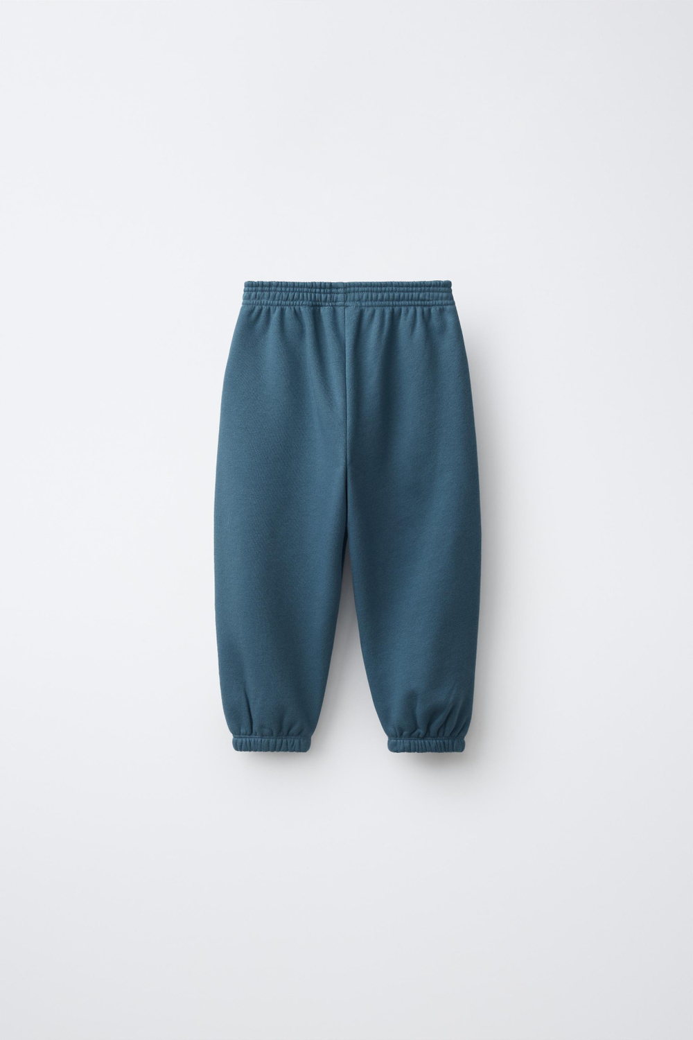 ZARA ОДНОТОННЫЕ БРЮКИ-ДЖОГГЕРЫ, СИНИЙ