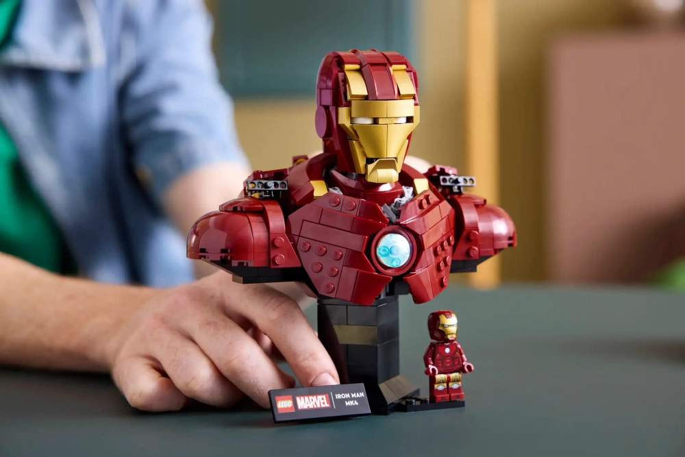 Конструктор LEGO Marvel 76327 Бюст Железного человека MK4