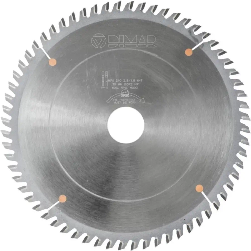 Пильный диск,, D250x30x2,3 Z80 DIMAR 90131606