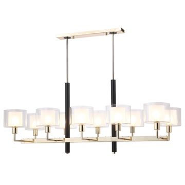 Люстра Е14 Maestro SP-PL10 L1100 Gold золото Crystal Lux
