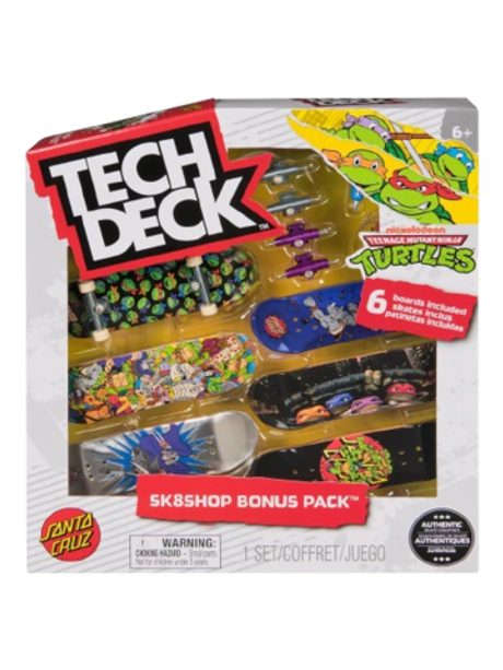 Набор фингербордов Tech Deck Скейтшоп Teenage Mutant Ninja Turtles Черепашки-ниндзя