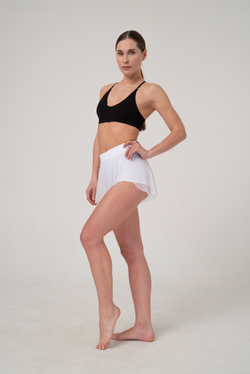 Shorts Double Fly Shadow, White