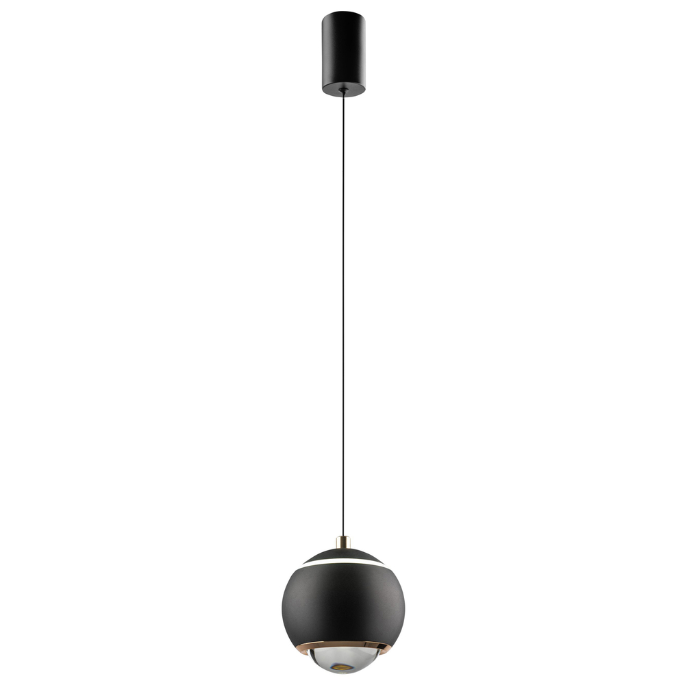 Светильник подвесной Crystal Lux CARO SP LED BLACK