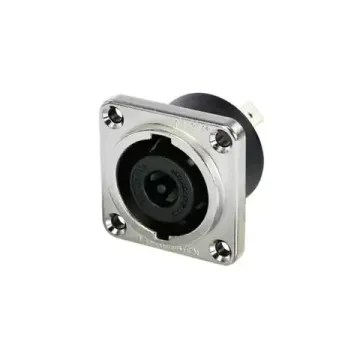 Neutrik NLT8MPXX панельный разъем Speakon male 8-контактный, металлический корпус, контакты под клем