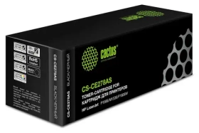 Картридж Cactus CS-CE278AS, CE278A, черный / CS-CE278AS
