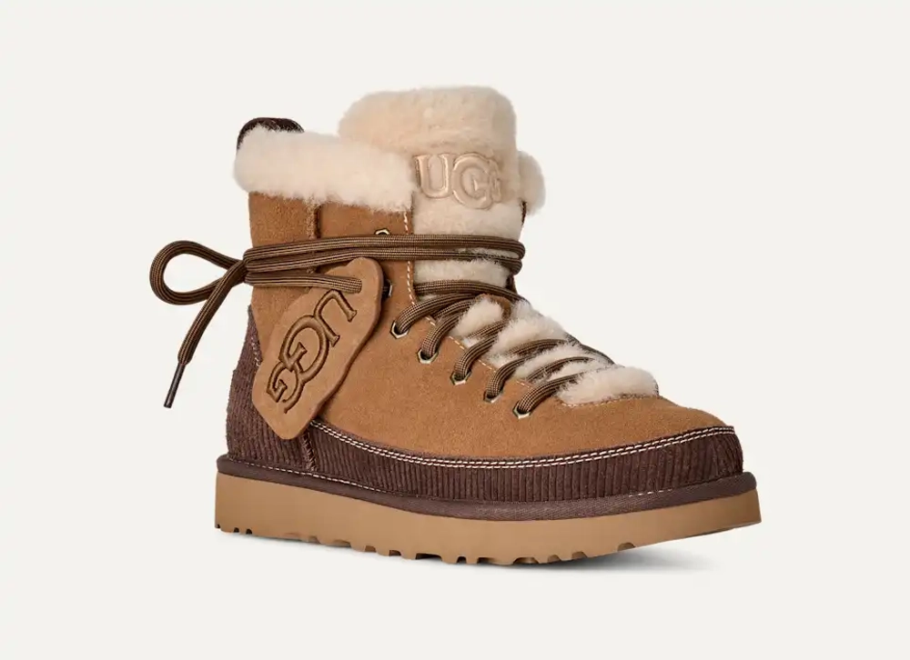 UGG Угги Classic Heritage Lace-Up, каштановый