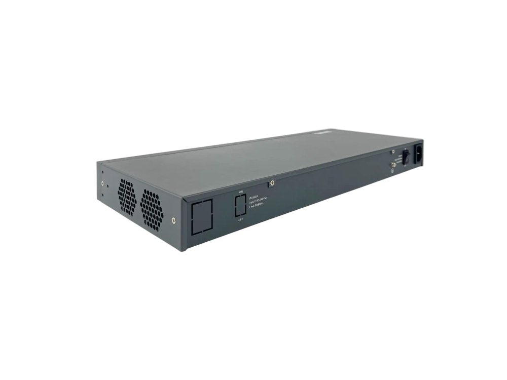 Управляемый коммутатор BDCOM S2900, 24 RJ45 1Гбит/с, 4 SFP+ 10Гбит/с, L3