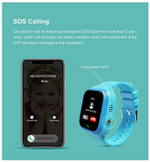 Детские умные часы Smart Baby Watch LT36 голубые / Умные часы для детей / Smart часы детские