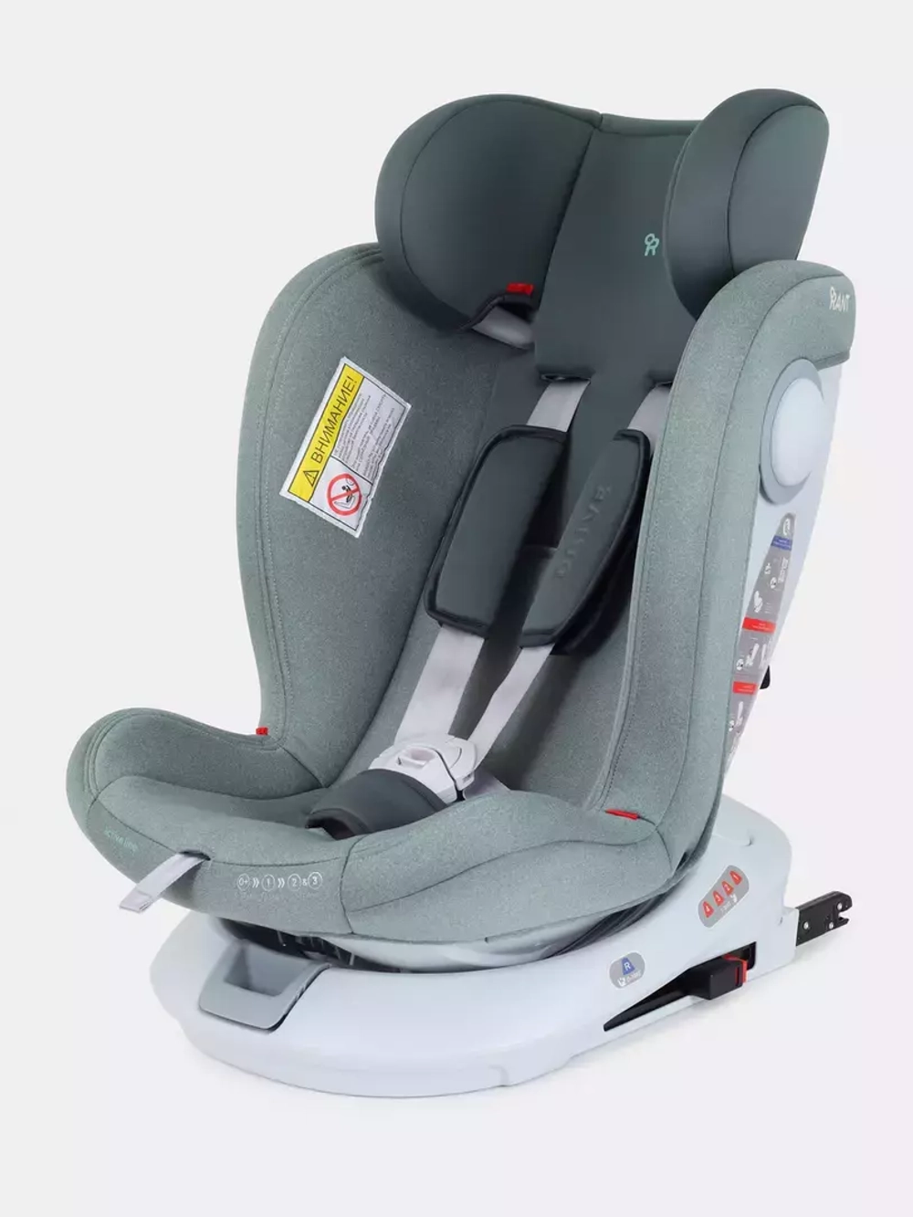 Автокресло Rant Drive Active Line 0/1/2/3 (0-36кг) Green/Зеленый isofix
