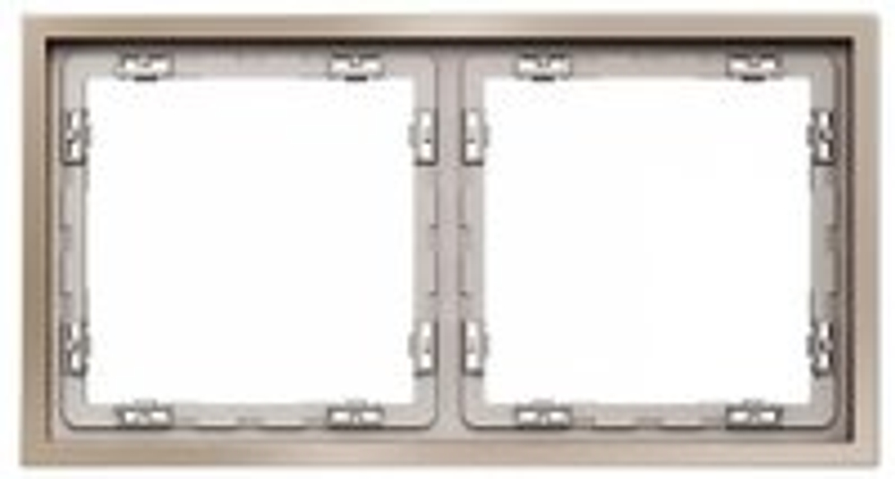 Рамка на 2 поста Voltum S70 METAL VLSM120210