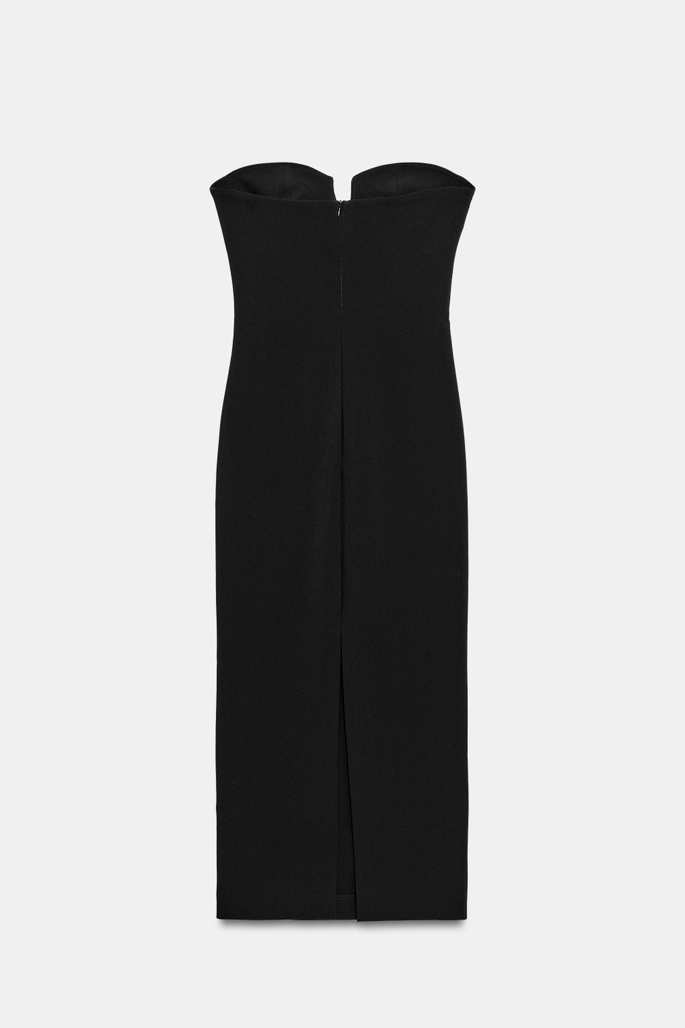 ПЛАТЬЕ МИДИ СО СБОРКАМИ И ВЫРЕЗОМ — ZARA