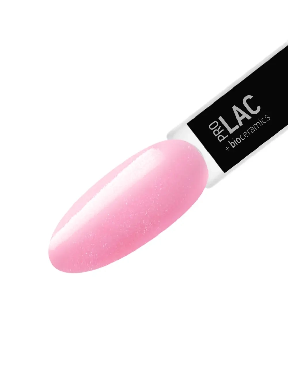 IQ Beauty Лак для ногтей профессиональный укрепляющий с биокерамикой #136, 12.5 мл Светло-розовый с перламутровым розовым шиммером, плотный