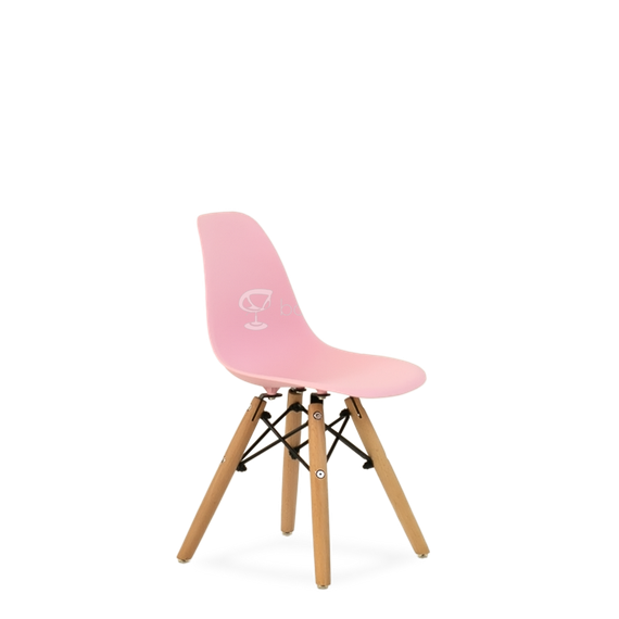 Стул детский Barneo N-1 Eames Style розовый