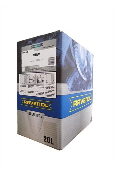 VSW 0W-30 RAVENOL Моторное масло 5 Литров Ecobox