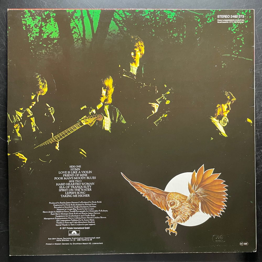 Barclay James Harvest ‎– Gone To Earth (Германия 1977г.)