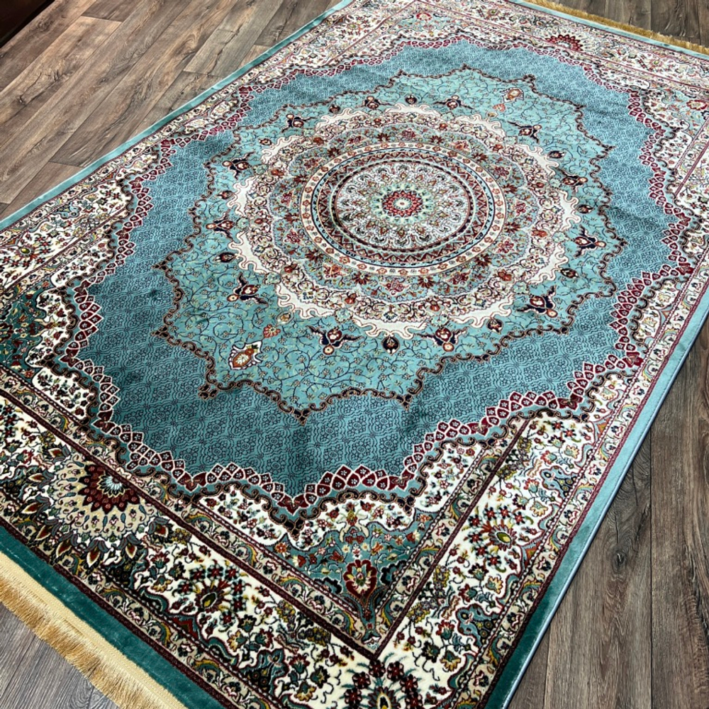 Турецкий ковер AMANA 4285A BLUE-CREAM