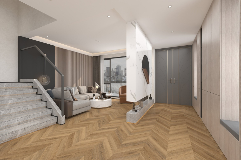 Кварц-винил SPC Damy Floor Chevron SPC 5 мм СЕН-КЛУ 1.676 м2