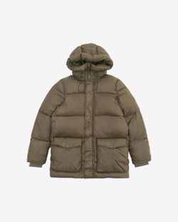 Пуховик FW24 Puffer Long темный хаки