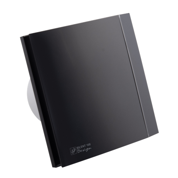 Вентилятор Soler &amp; Palau Silent Design 100 CRZ Matt Black 4C (таймер)