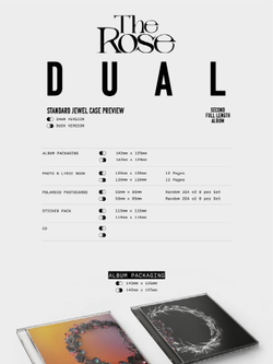 Альбом THE ROSE - DUAL 2nd Album Jewel Case RANDOM Version