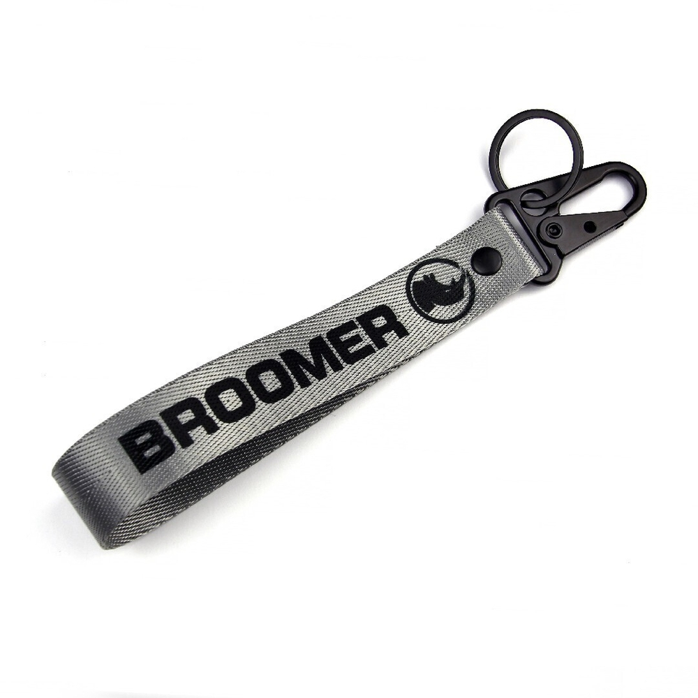 Брелок с карабином (Ремувка Broomer) 20см цвет: Тёмно-серый 900107