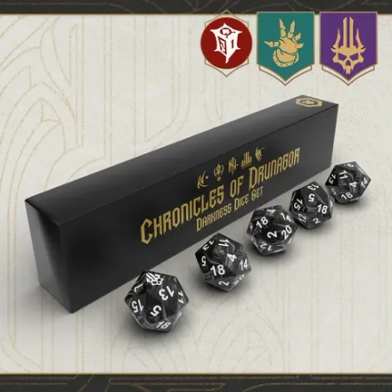 [Предзаказ] Chronicles of Drunagor: Darkness Dice Set