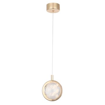 Подвесной светодиодный светильник Cielo SP6W Led Gold золото Crystal Lux